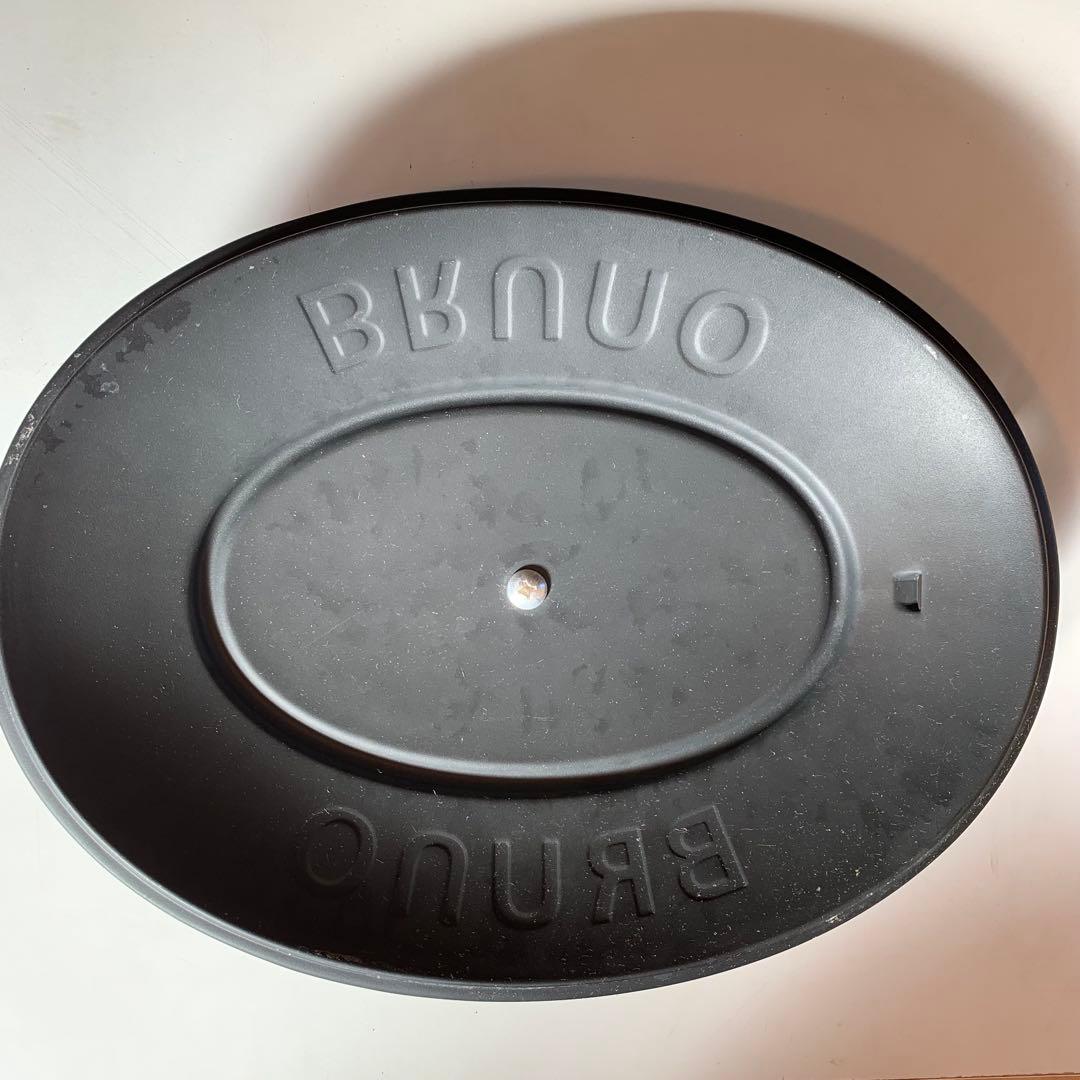 BRUNO　オーバルホットプレートBOE053　４種類のプレート、鍋