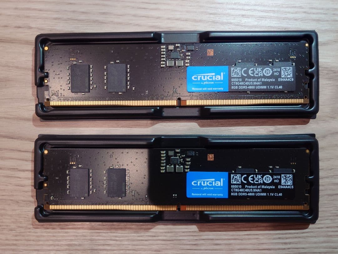 Crucial Micron DDR5 4800 8GB×2 PC5-38400
