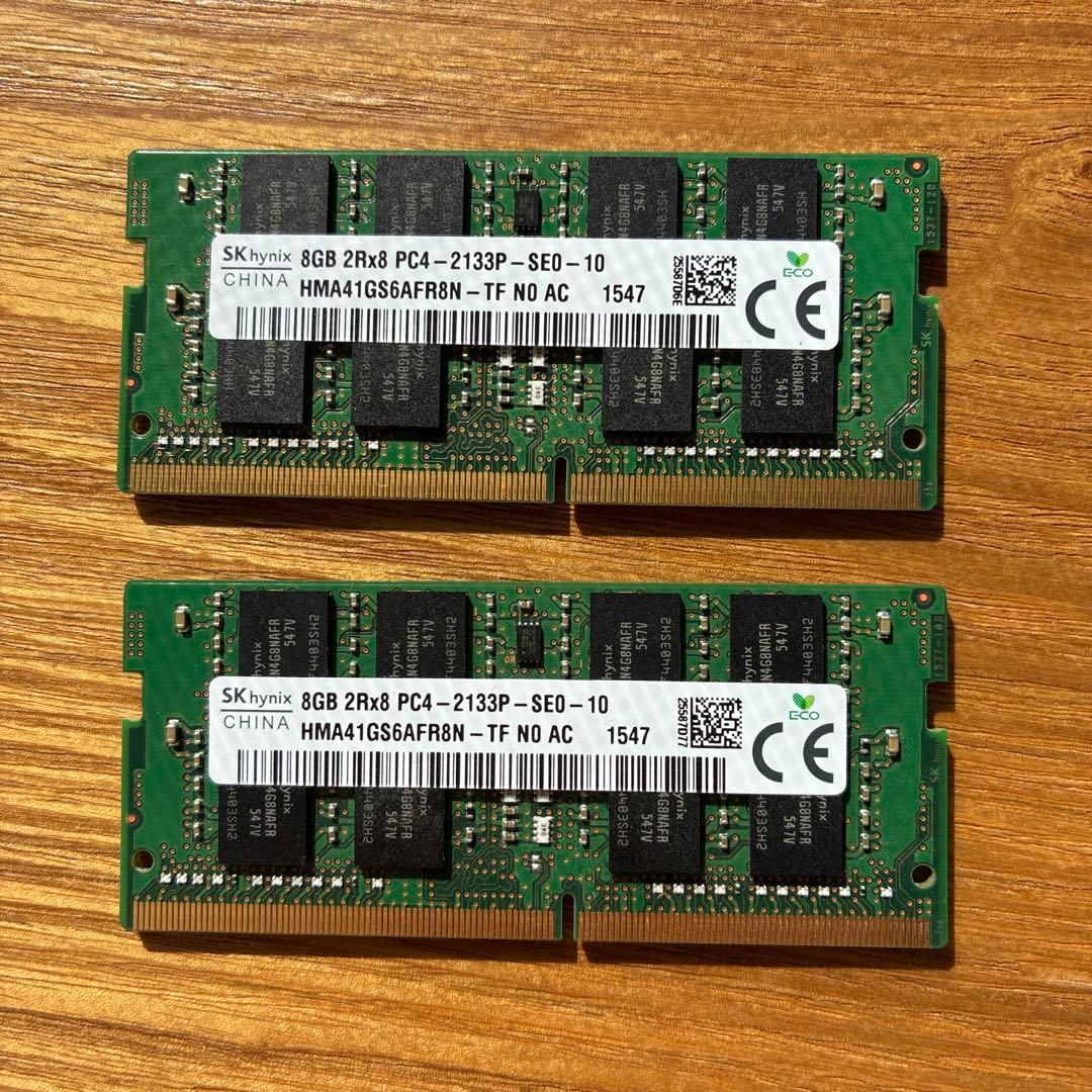 メモリー 8GB pc4 2133P SEO 10 HMA491GS6AFR8N-TF