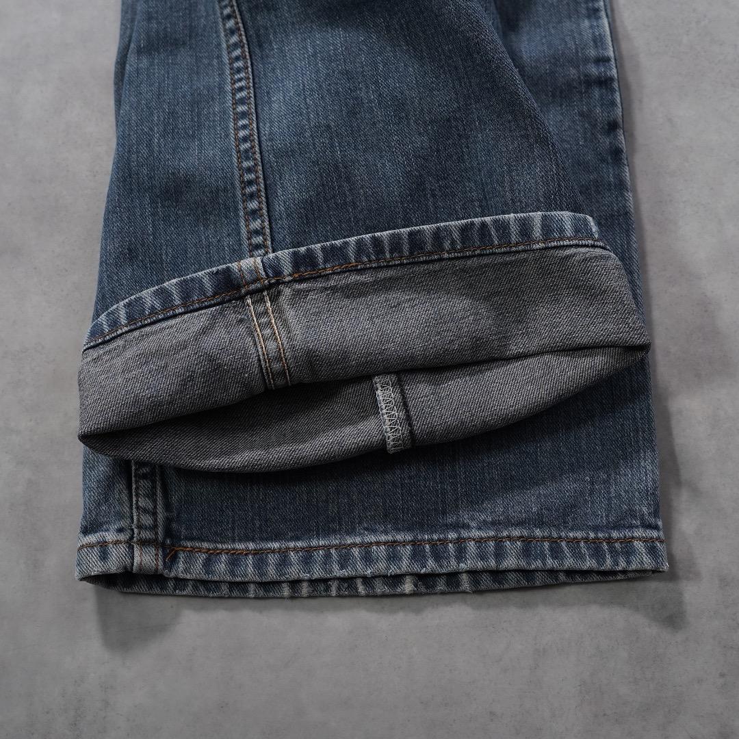 リーバイス567 古着 W32 フレア ブーツ ボトム 青 00s 18707