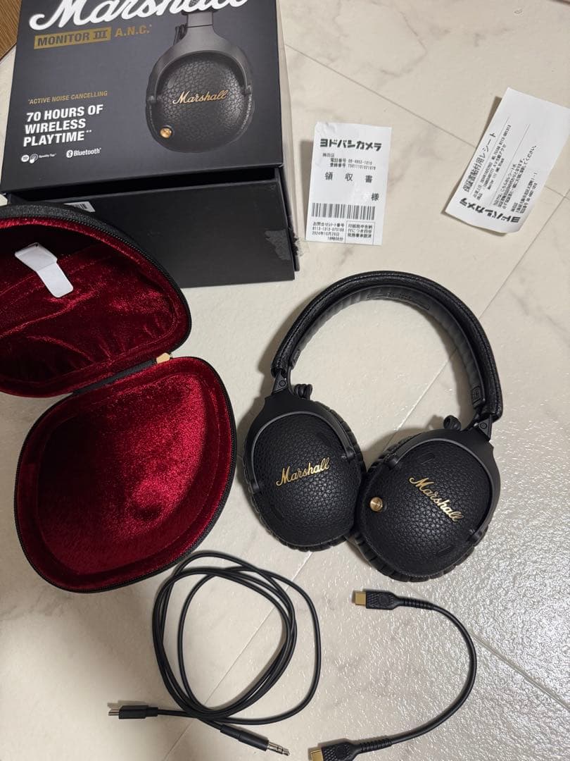 Marshall Monitor III Bluetooth ヘッドフォン