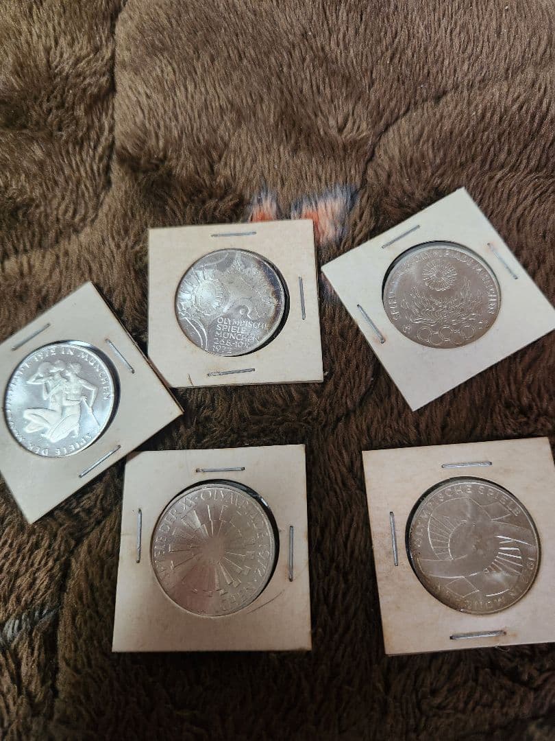 5枚セット　銀貨　10マルク
