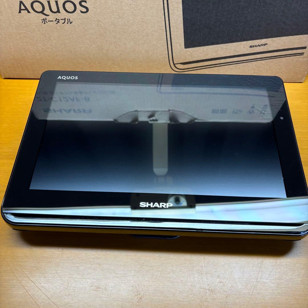【中古品】シャープ ポータブル液晶テレビ AQUOS ブラック 2T-C12AF