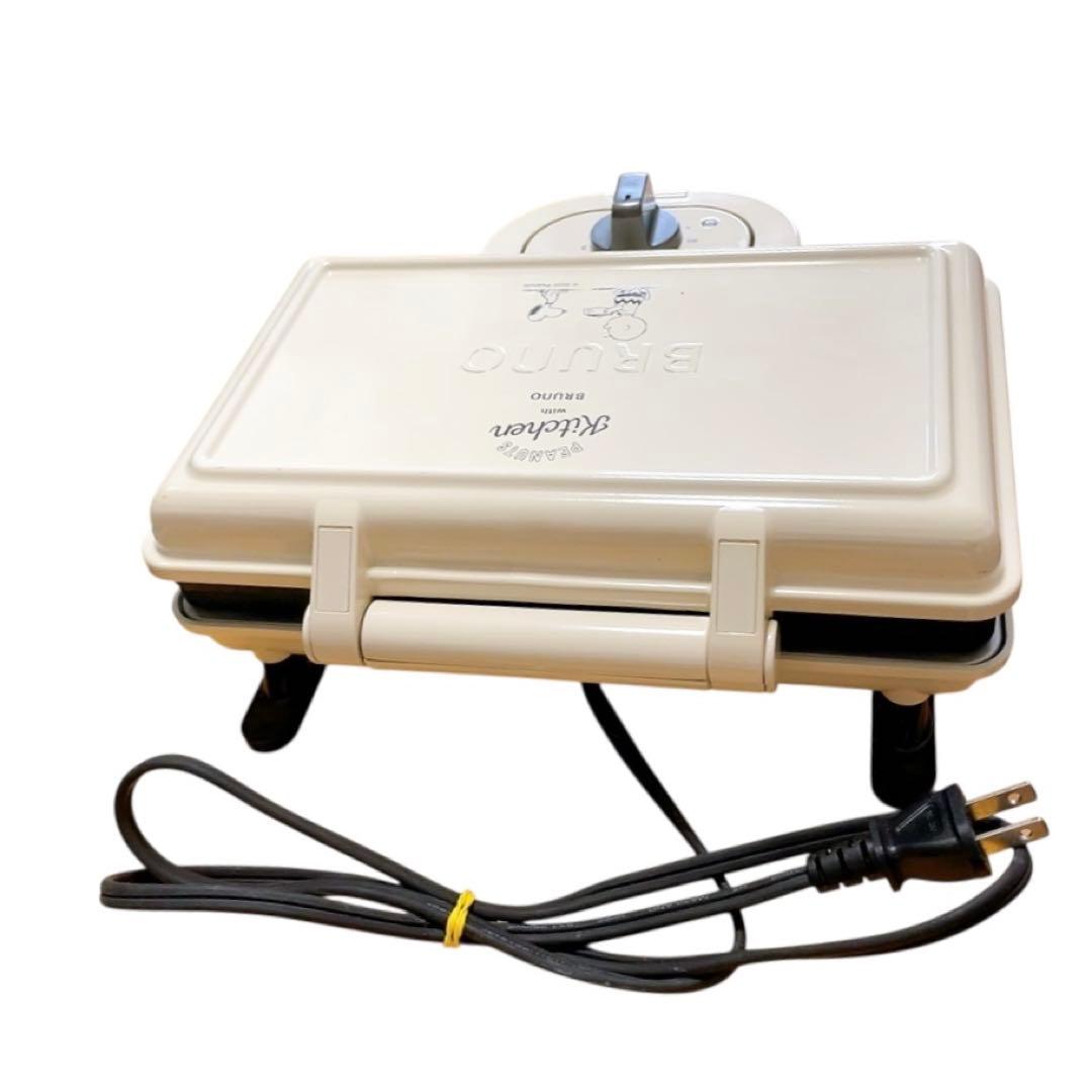 【極美品】BRUNO ブルーノ ホットサンドメーカー スヌーピ　BOE069