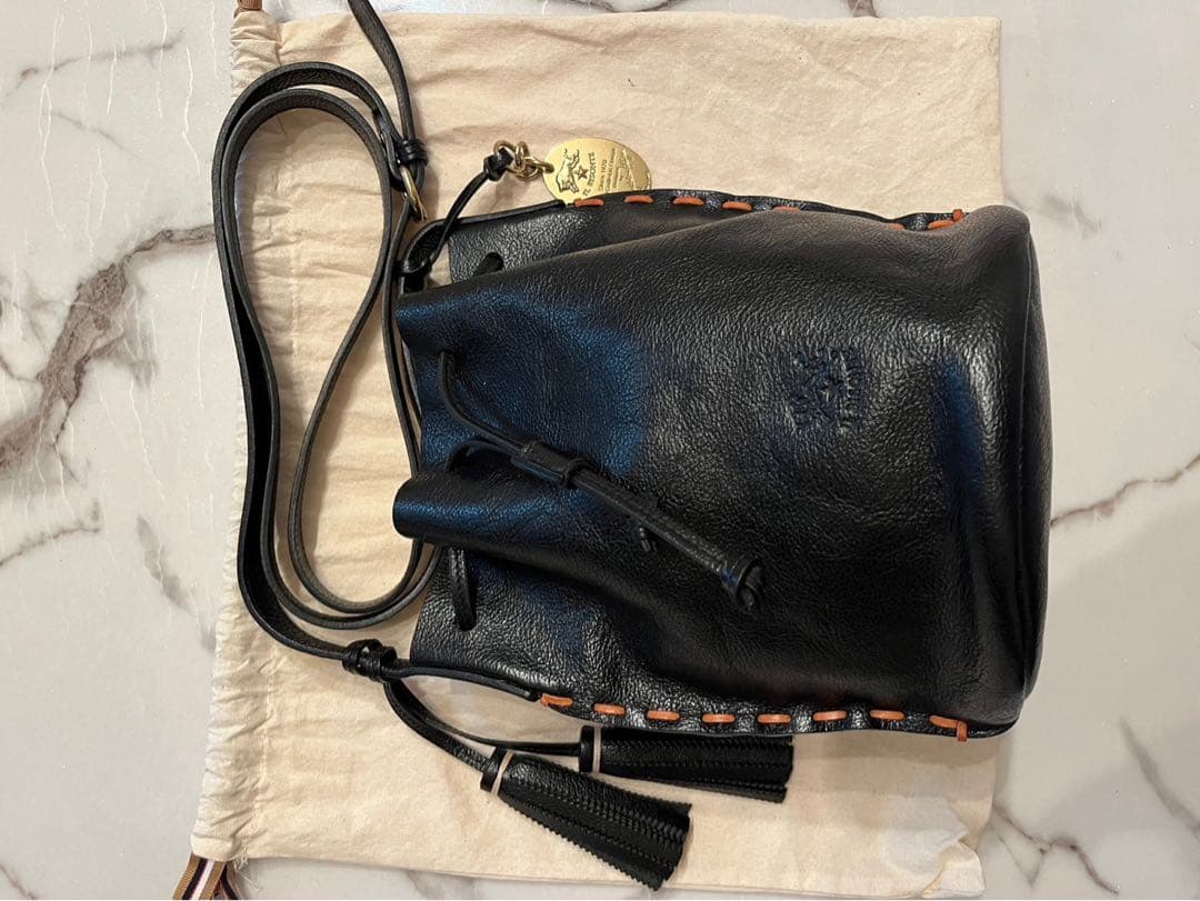 IL BISONTE 巾着型ショルダーバッグ限定品 値下げ中