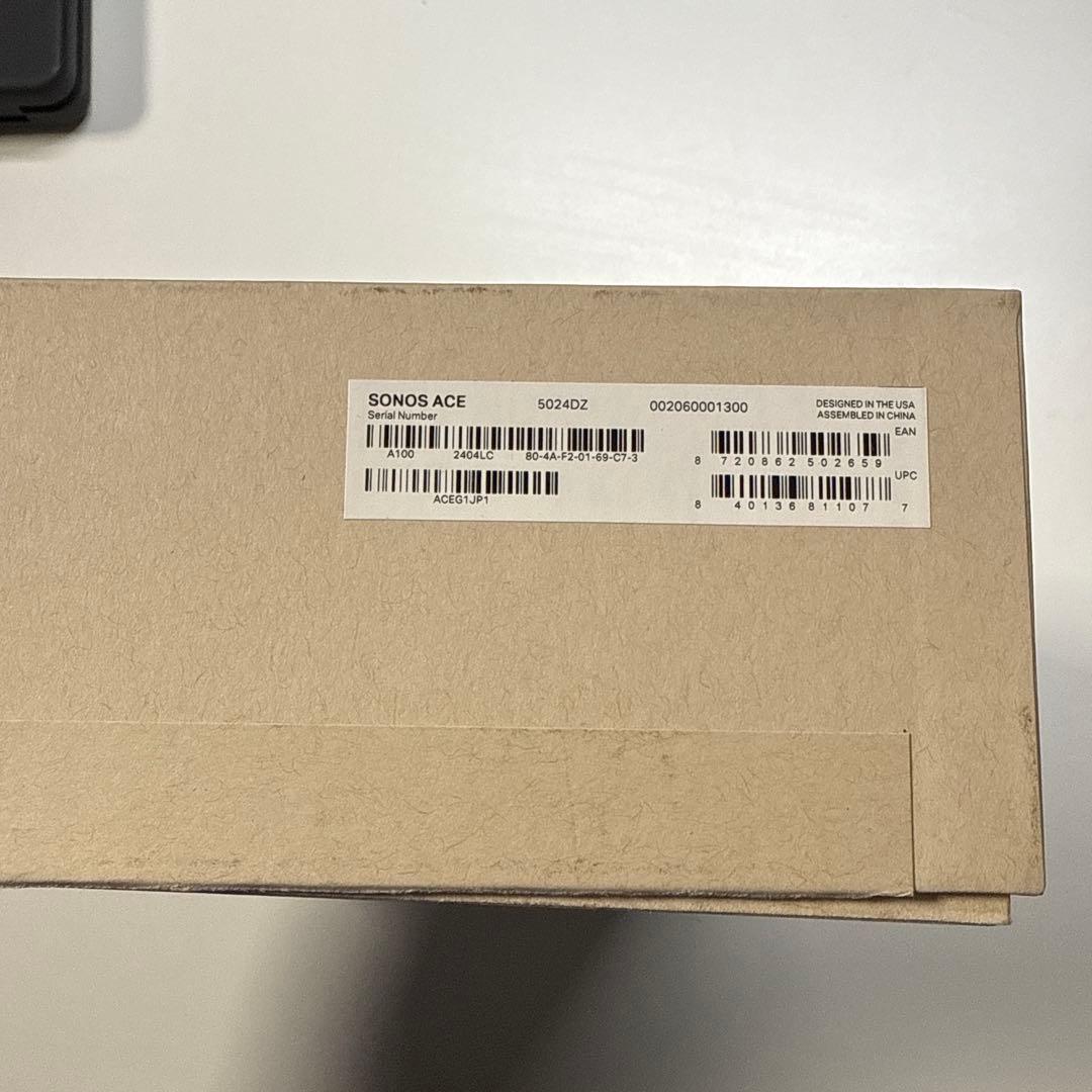 sonos ace (ソノス・エース)ヘッドホンホワイト美品