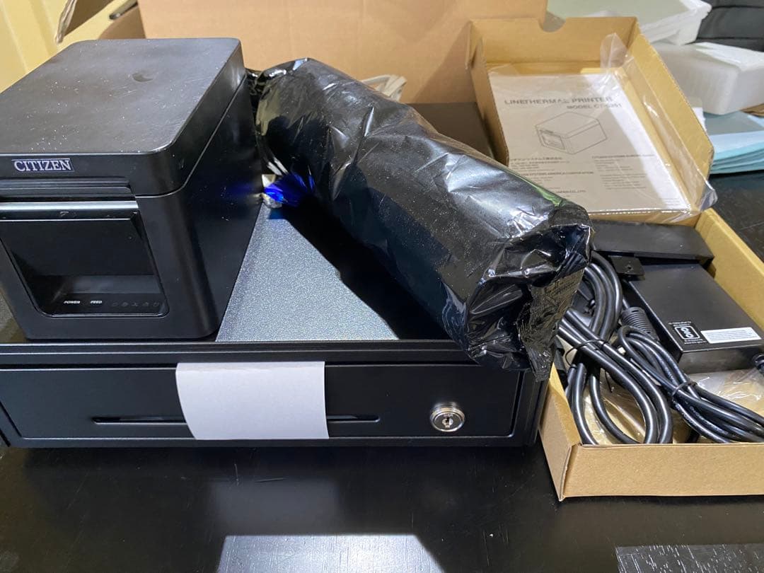 SALE新品ビジコムレジドロアCITIZENサーマルプリンターエアレジ対応