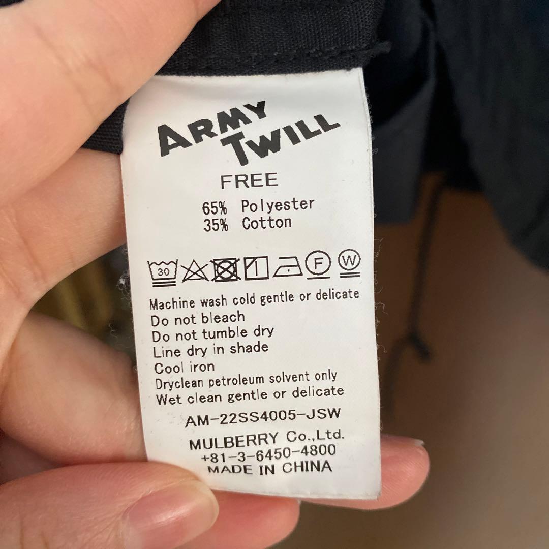 別注ARMY TWILL アーミーツイル　フーデットコート