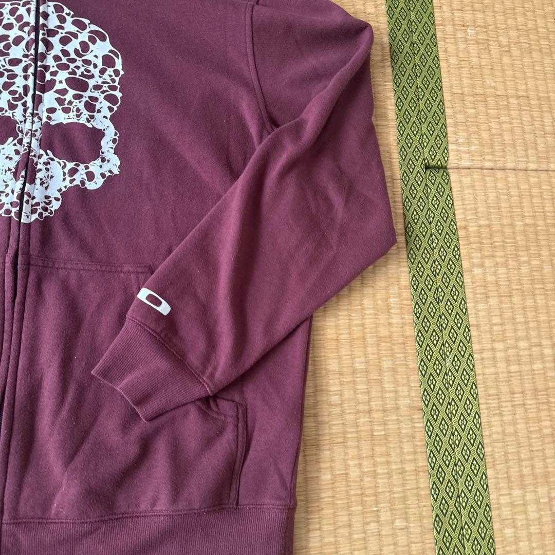 ⭐️レア！Oakley ジップパーカー　90s スカル　archive y2k