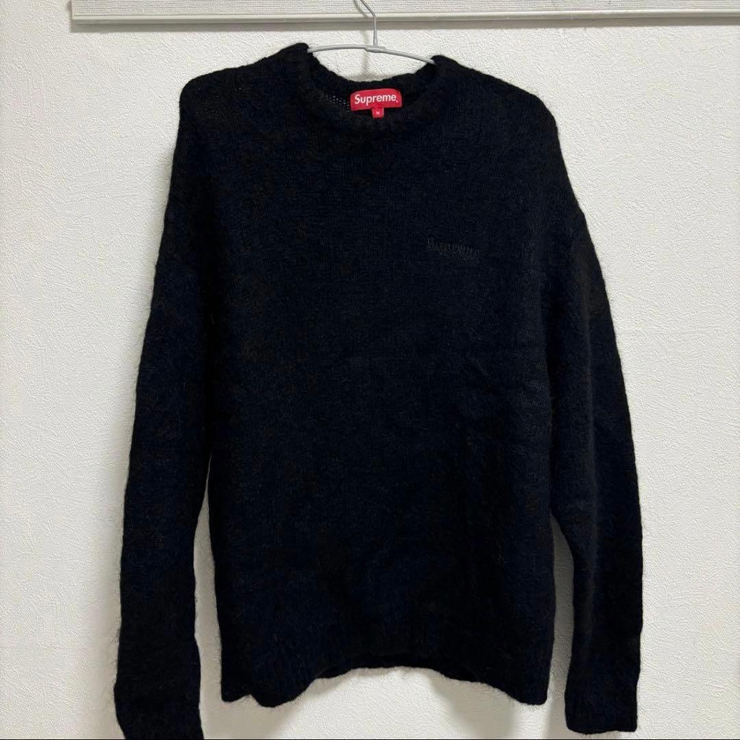 Supreme モヘアニット Mohair Sweater 22AW ブラック