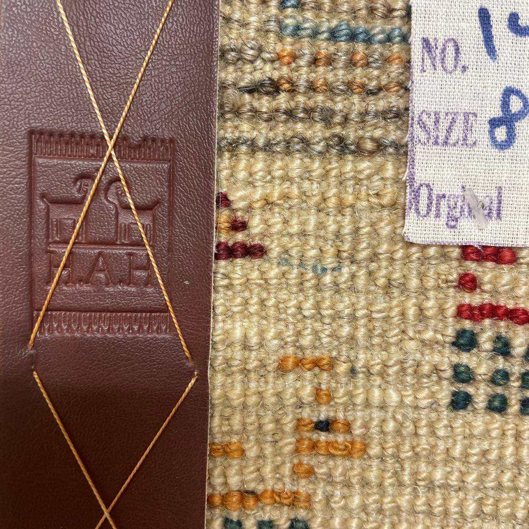 高級ペルシャ絨毯★多色模様ウールラグ★ギャバ