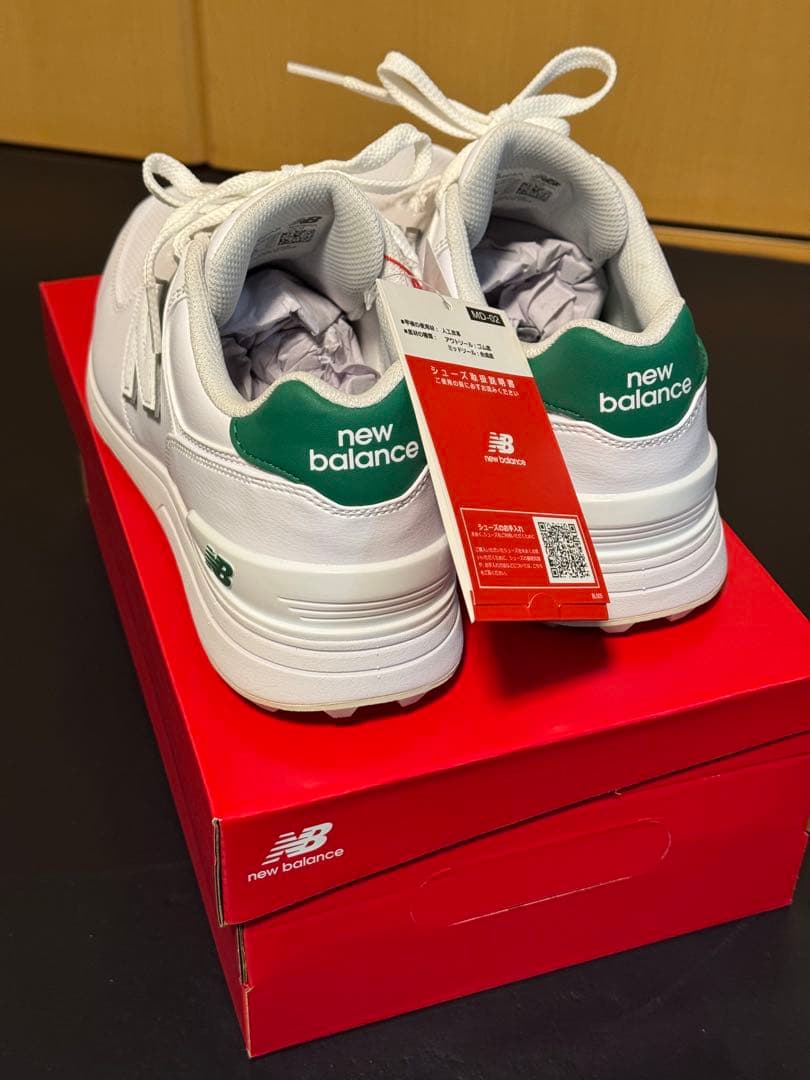 New Balance 574 J3 ホワイト/グリーン