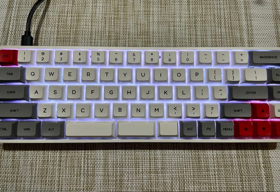 パテ+テープMOD SKYLOONG 自作キーボード