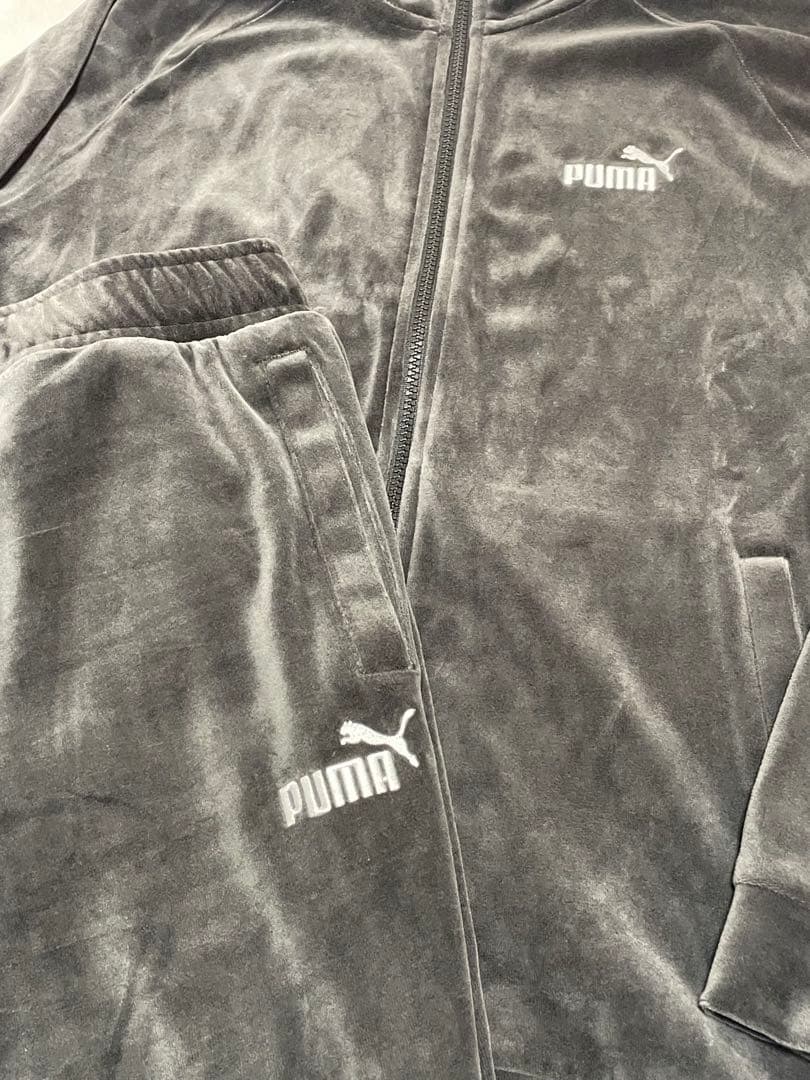 PUMA プーマベロアトラックジャケットセットアップ,(M & XL)
