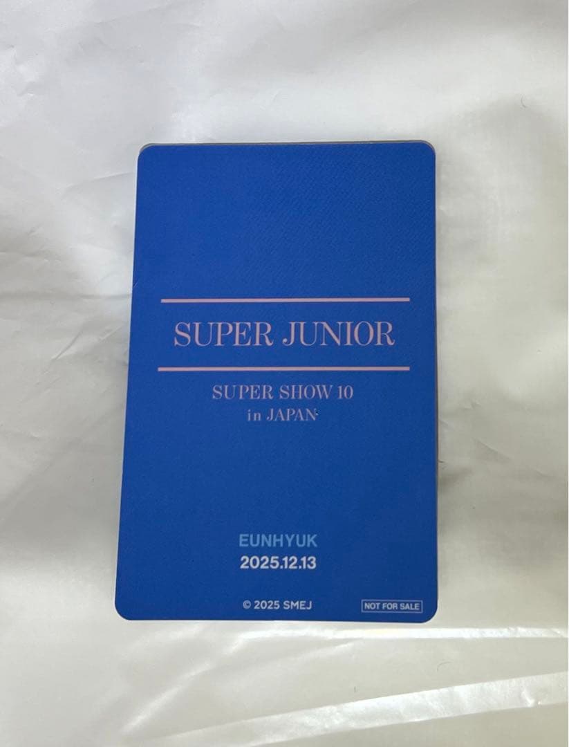 SUPER JUNIOR ウニョク　12/13プレミアムシート限定トレカ