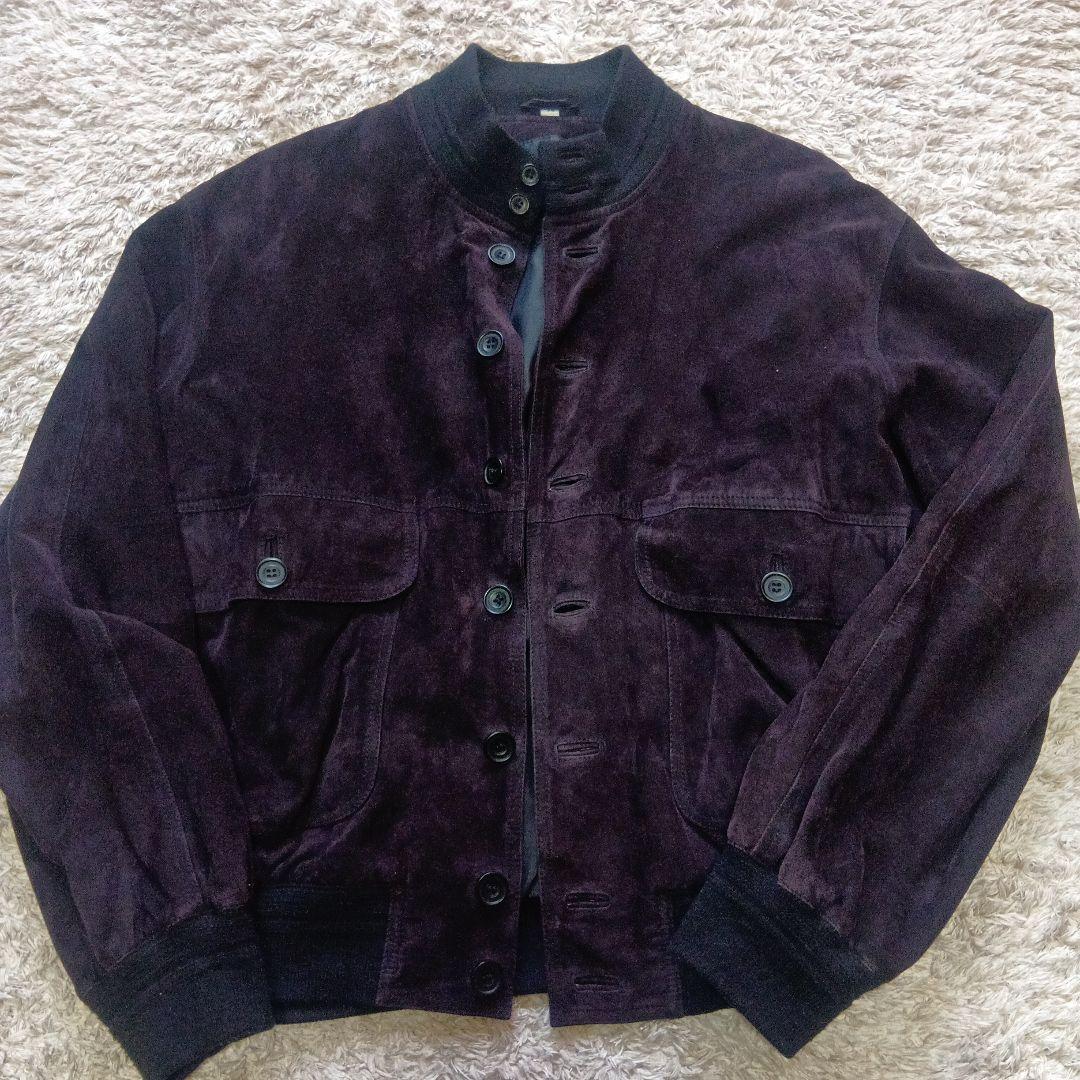 スエード　バルスター　型　ブルゾン