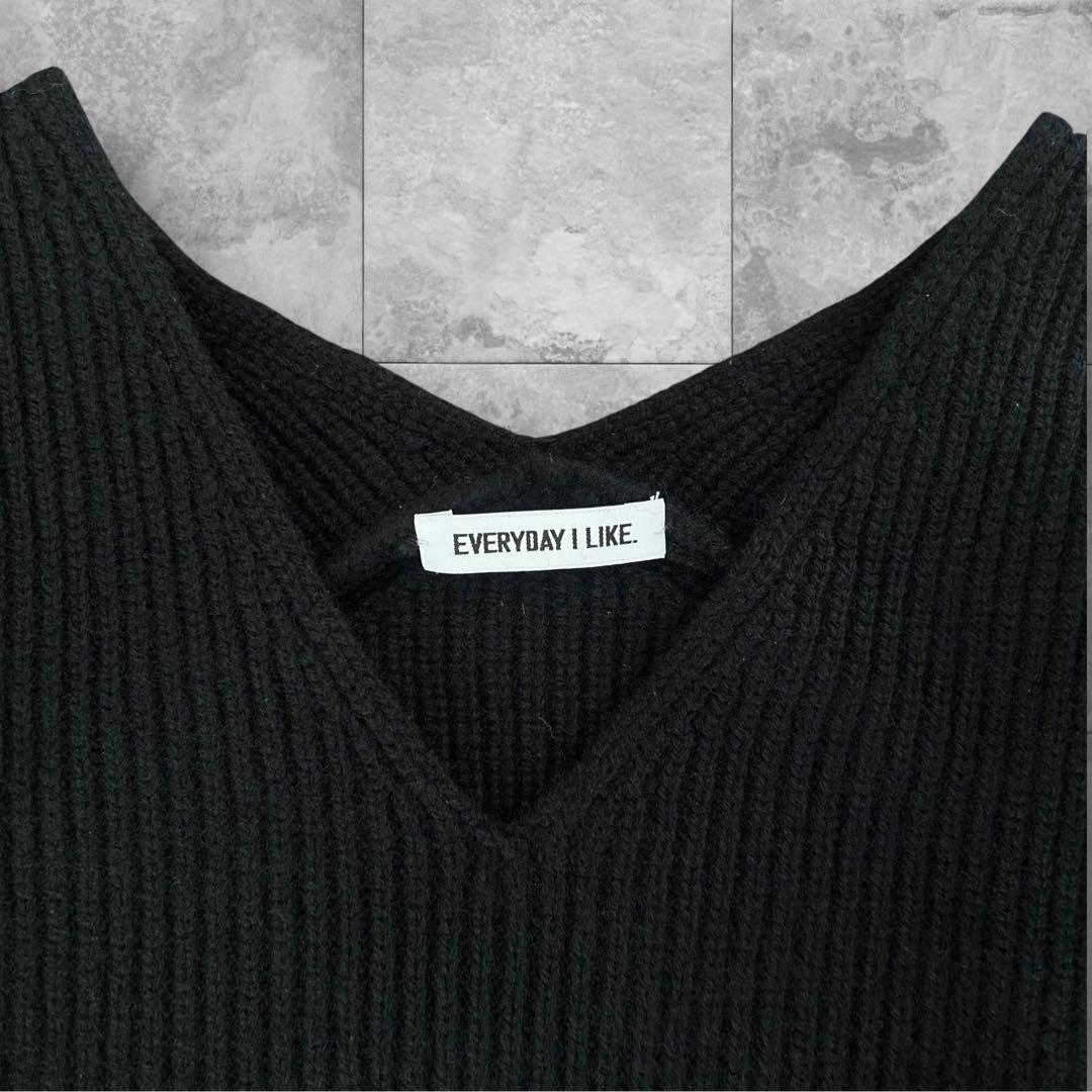 【2024】EVERYDAY I LIKE. Lia Vネックセーター カシミヤ