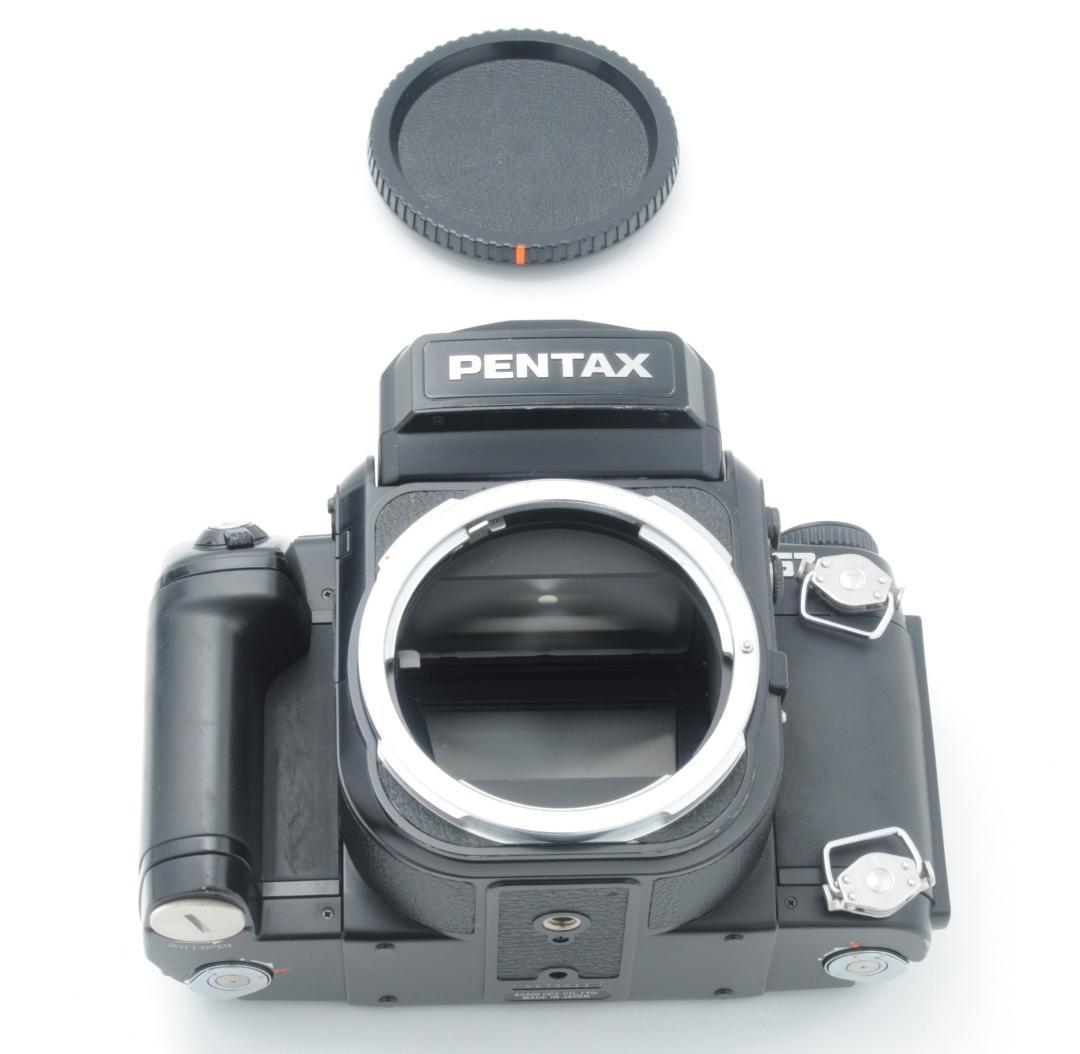 ★良品 PENTAX 67II ボディ AEファインダー キャップ 完動品★