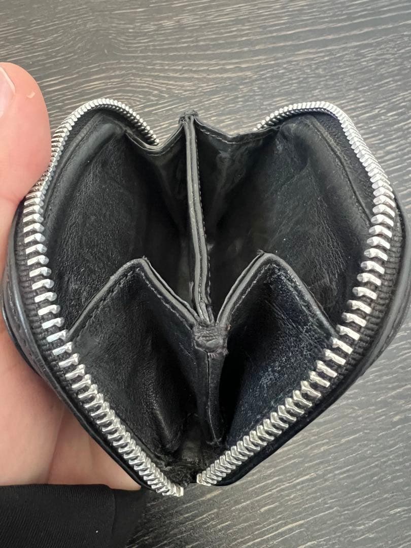 クロムハーツ COIN CASE ケース ダガー ラウンドジップレザー