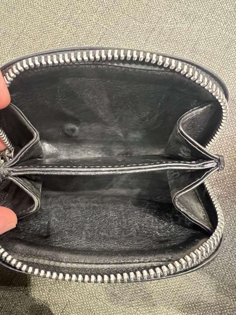 クロムハーツ COIN CASE ケース ダガー ラウンドジップレザー