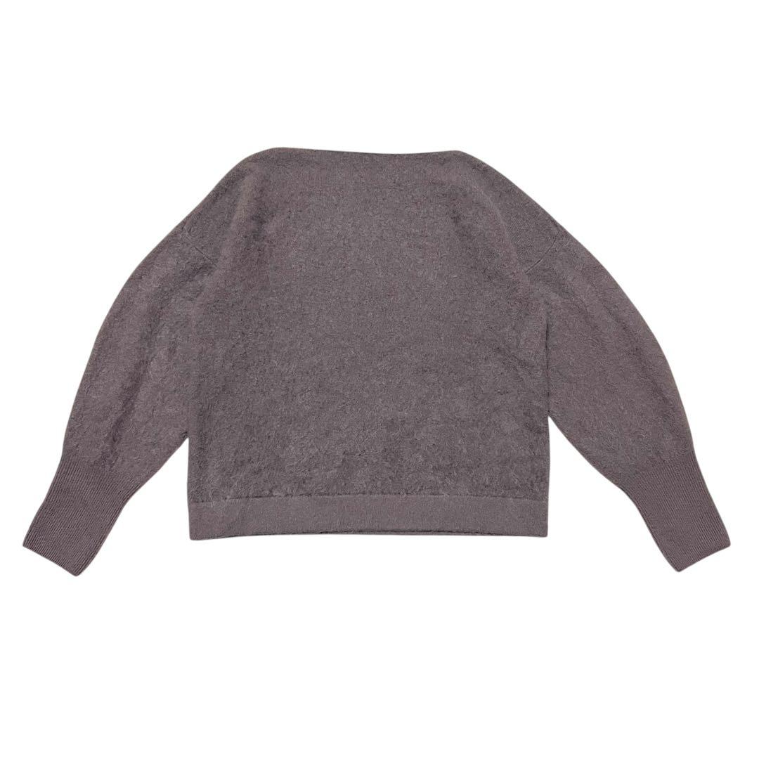 【まもなく終了】　conte 24AW カシミヤ ファー ボートネックニット