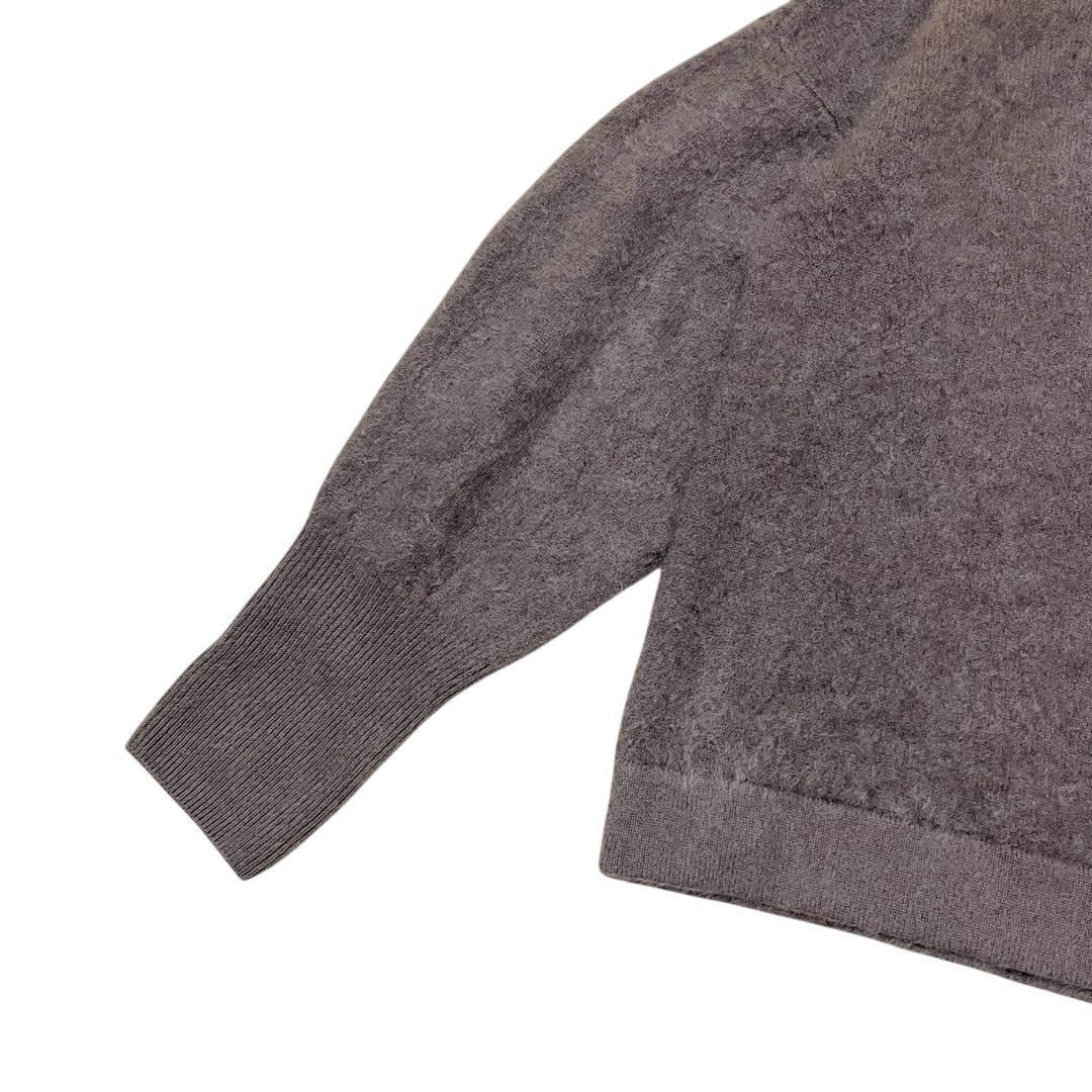 【まもなく終了】　conte 24AW カシミヤ ファー ボートネックニット