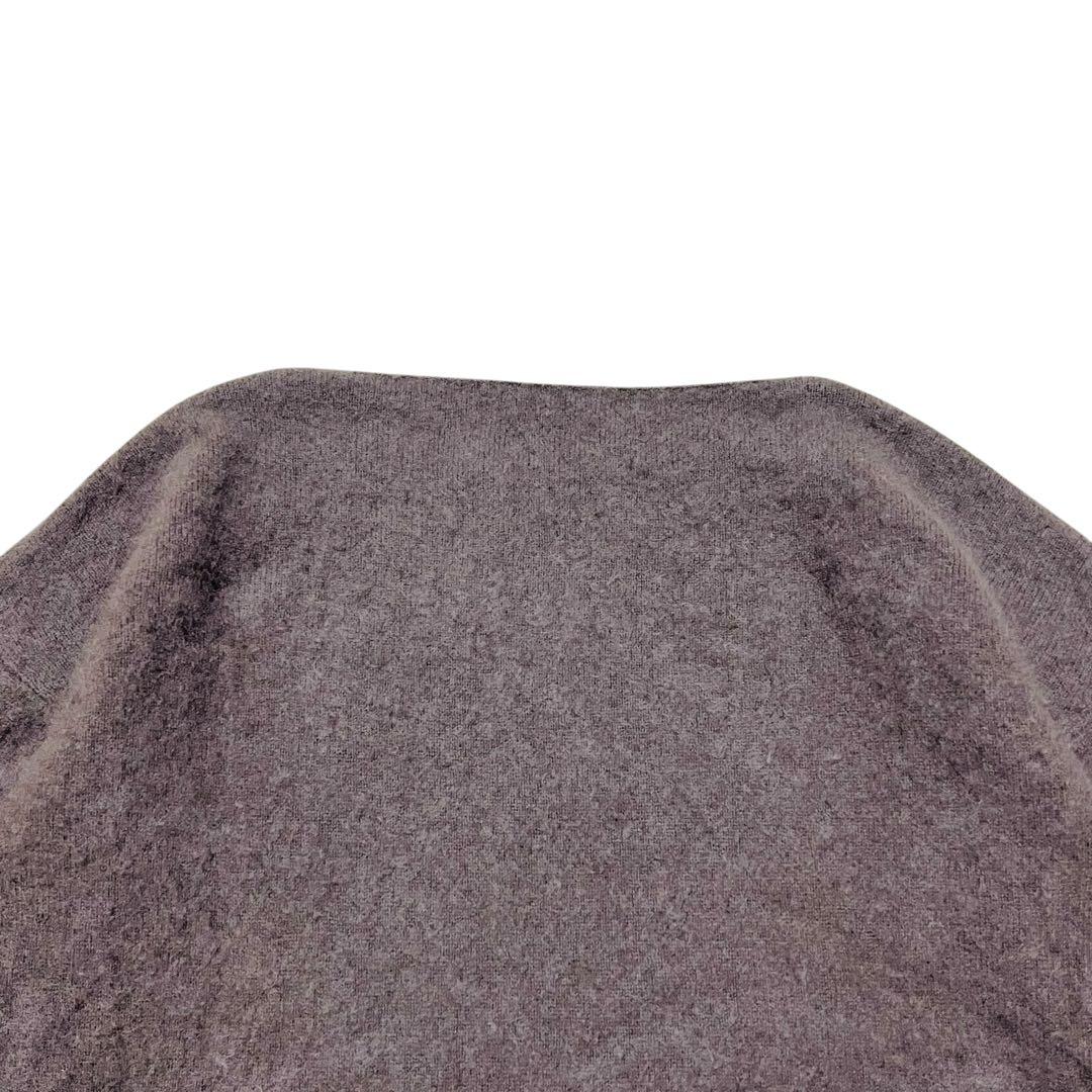 【まもなく終了】　conte 24AW カシミヤ ファー ボートネックニット