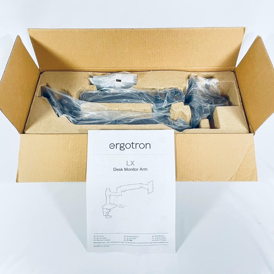 【美品】エルゴトロン LX モニターアーム マットブラック 34インチ