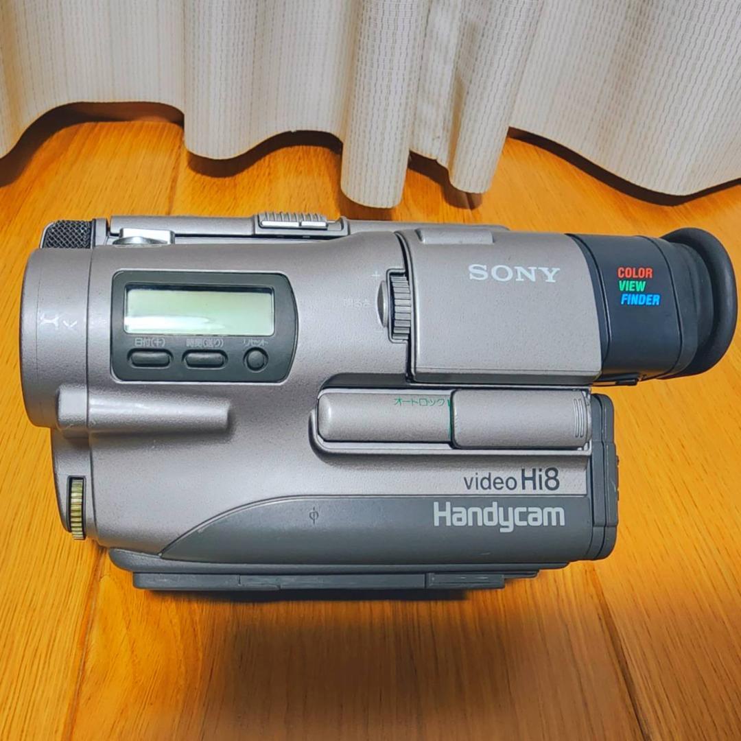 【動作確認済】 SONY Hi8 高画質 ビデオカメラ CCD-TR1 セット