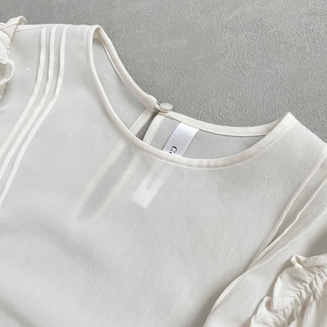 Col Pierrot × éclat コロピエロ　エクラ　フリル使いブラウス