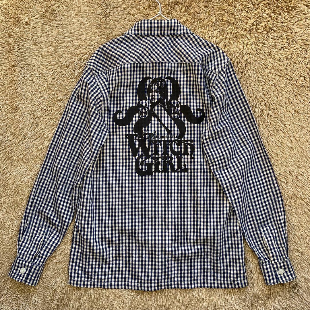 ヒステリックグラマー WITCH GIRL 長袖 ワークシャツ