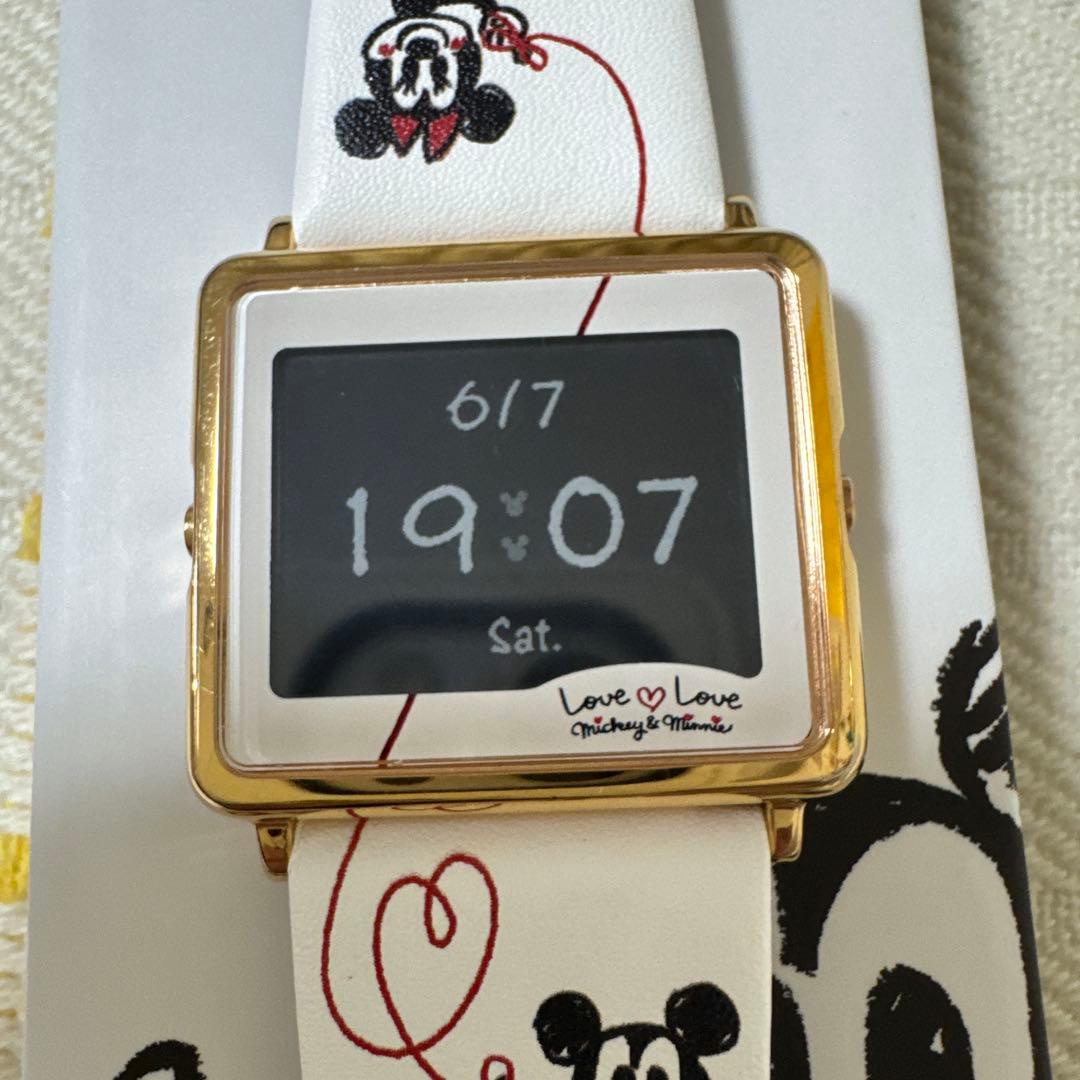 早い者勝ち　希少エプソンスマートキャンパス　ラブラブミッキー & ミニー 腕時計