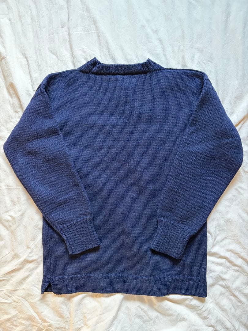 70s イギリス製 LE TRICOTEUR ガンジーニットセーター