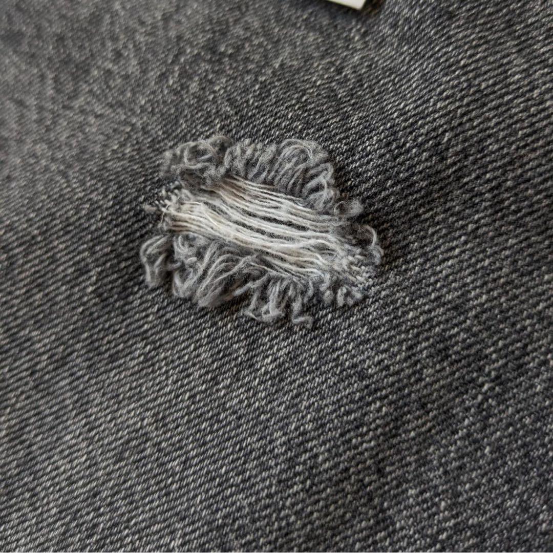 《新品タグ付》ハグオーワー/クロス&クロス　ボーイフレンドクラッシュデニムパンツ