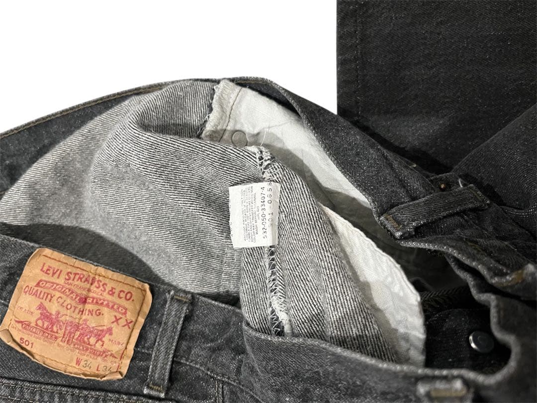 90s Levi's 501 先染めブラック