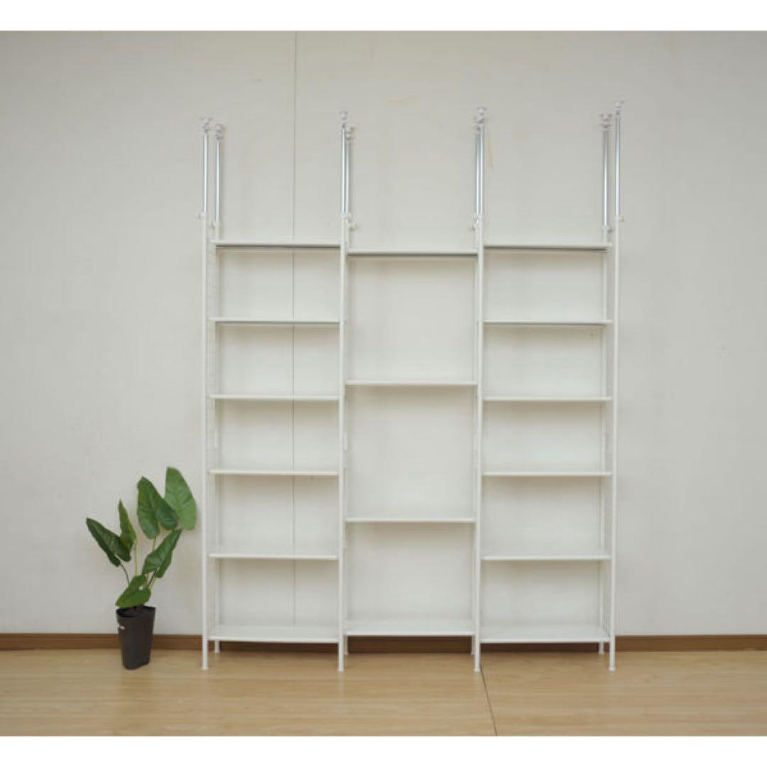 フリーラック 突っ張りラック 2個セット売り 壁面収納 ラック 本棚