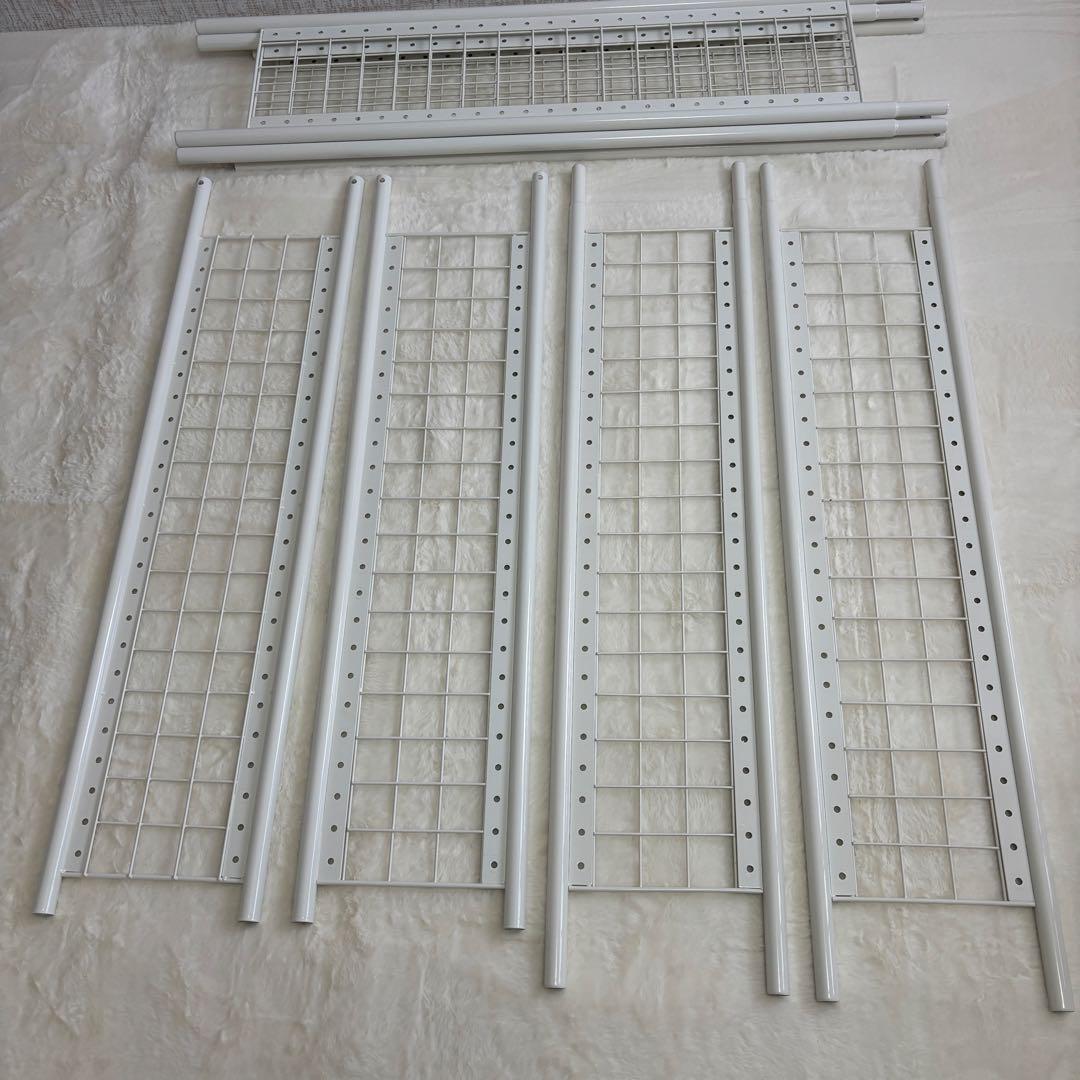 フリーラック 突っ張りラック 2個セット売り 壁面収納 ラック 本棚