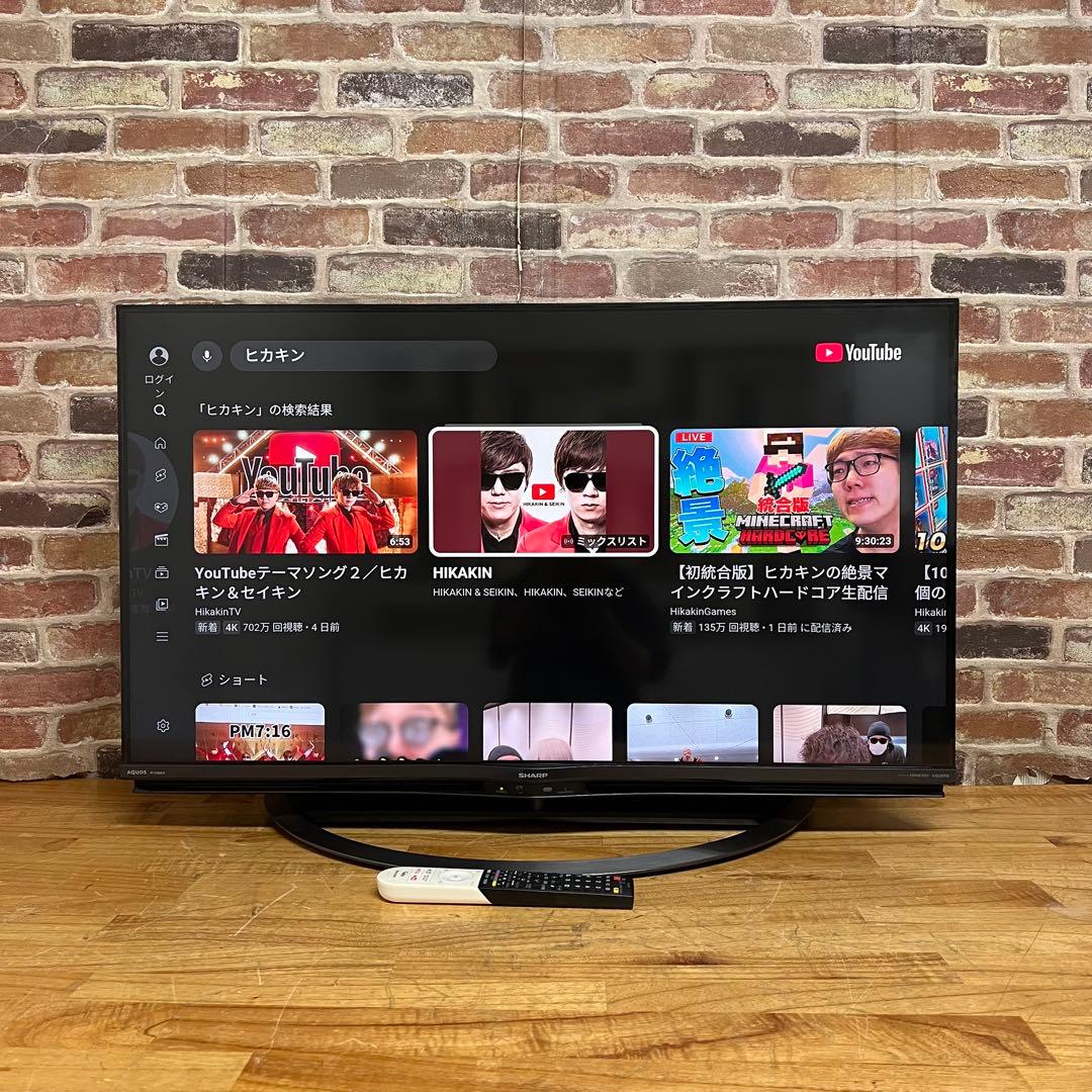 シャープ 40V型 4K 液晶テレビ Android TV 4T-C40AJ1
