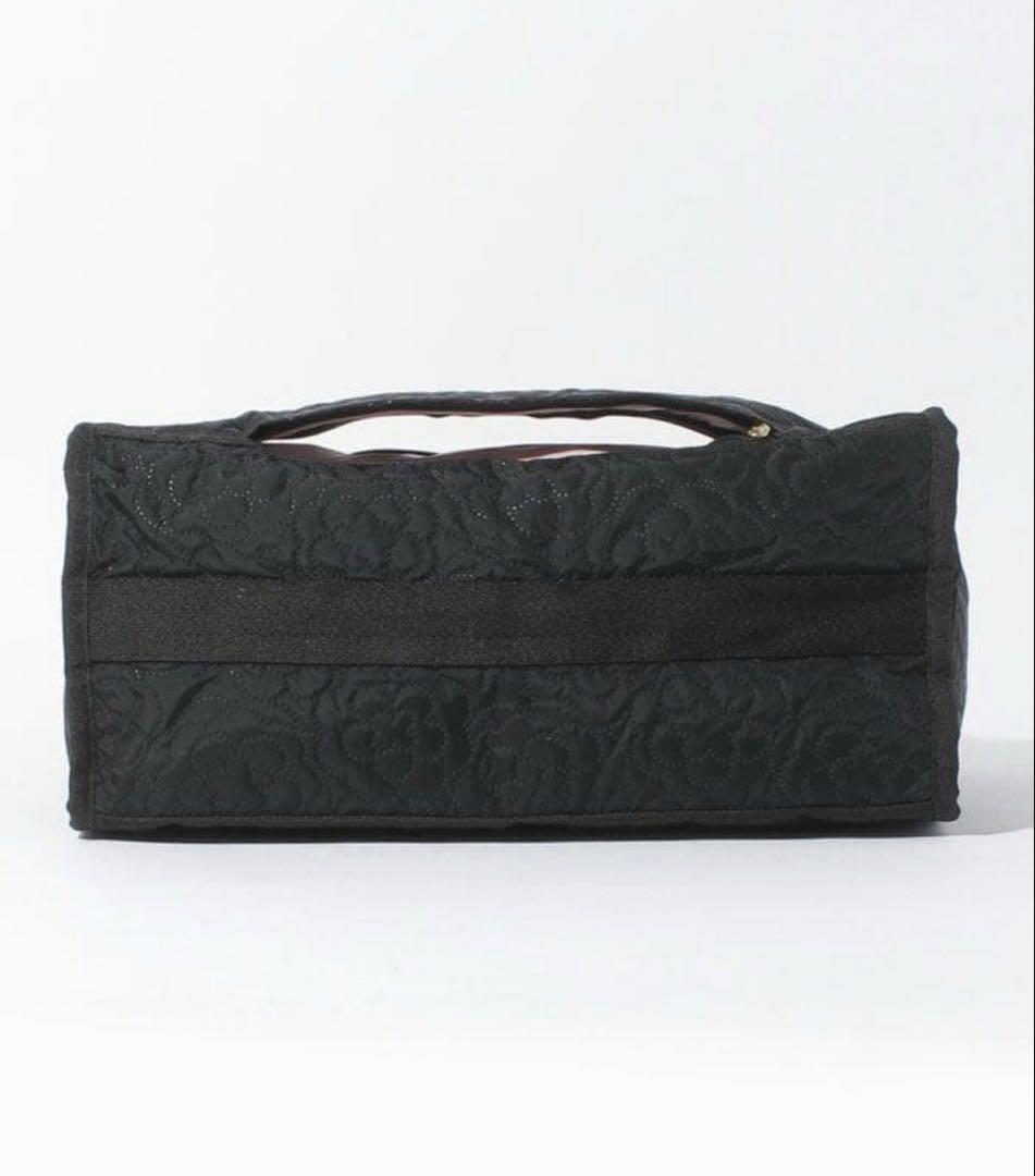 LeSportsac ボストンバッグ ブラック　パフィーブロッサムズ　黒　花柄