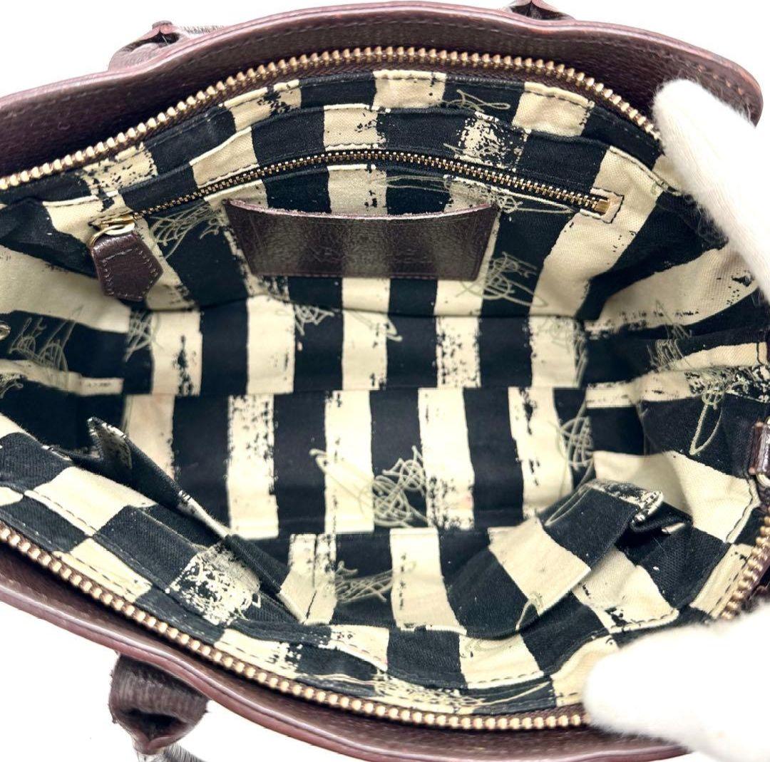 ヴィヴィアンウエストウッド　EXECUTIVE ハンドバック オーブ ブラウン