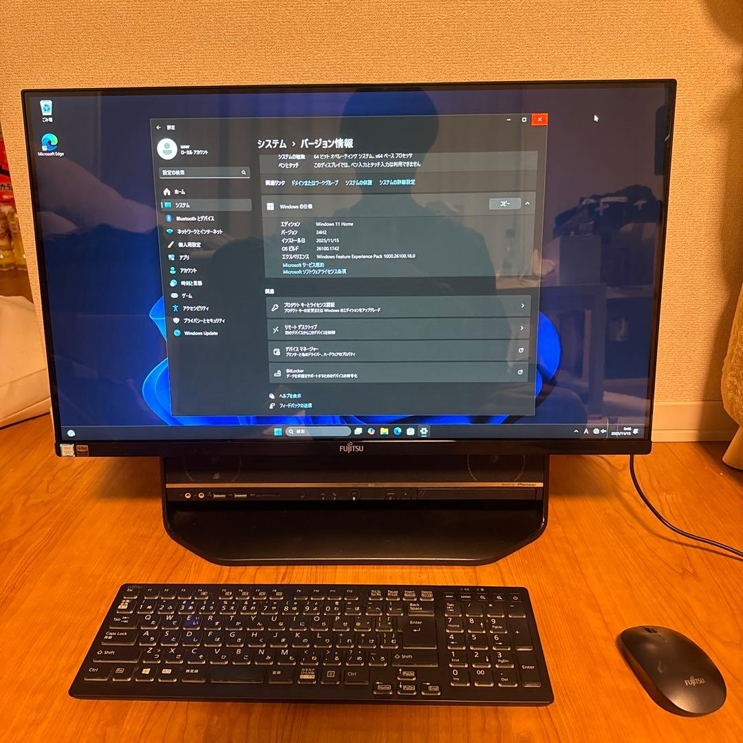 新品SSD搭載！Windows11 デスクトップPC 27インチ