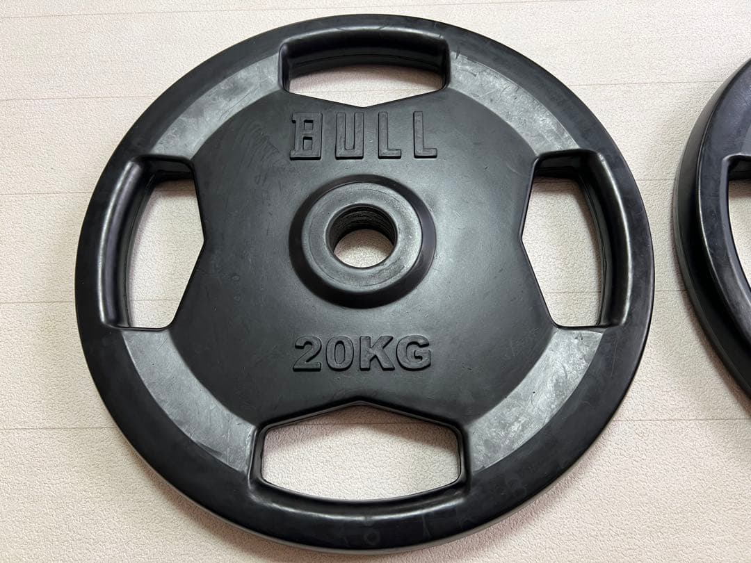 BULL ラバープレート　20KG 2枚セット