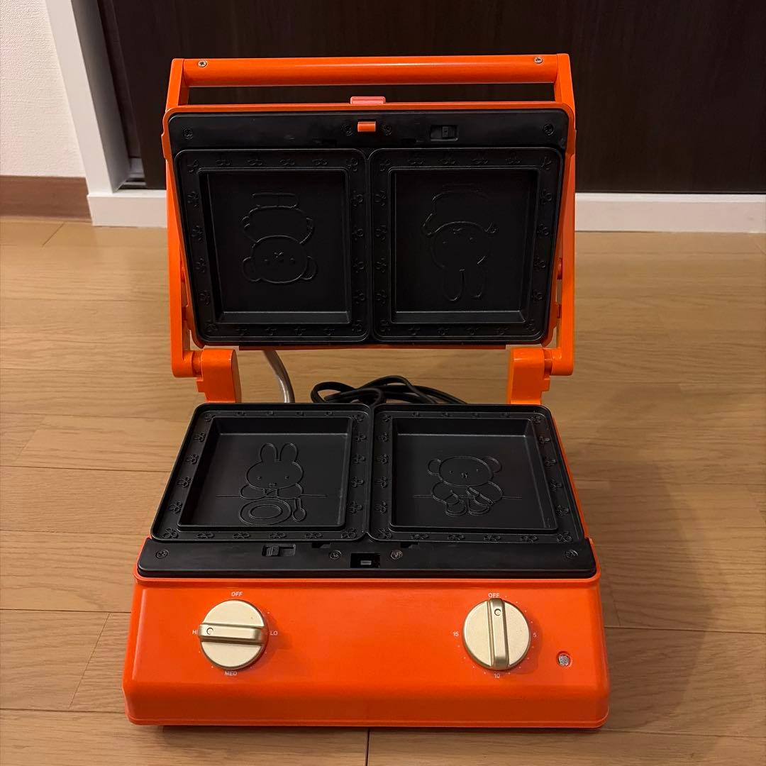 キッチン家電 BRUNO miffy GRILL SAND MAKER DOUBLE