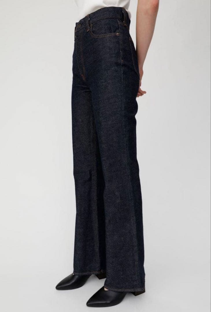 【未使用】希少 MOUSSY MVS FLARE フレア デニム 25 パンツ