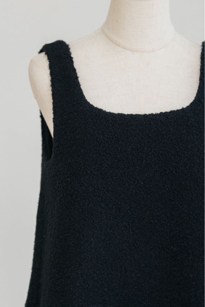 pois ポワ　スクエアプードルワンピース