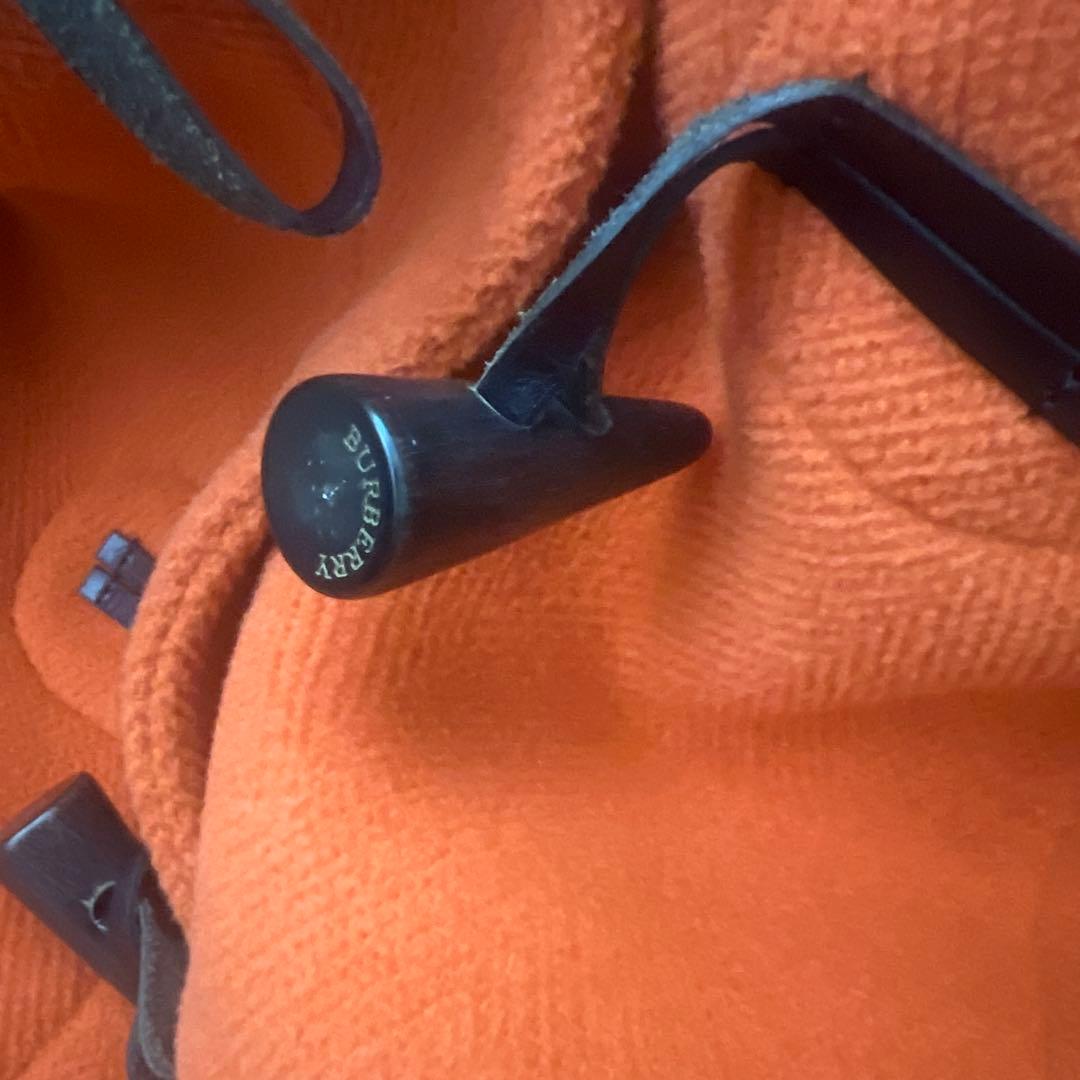 BURBERRY ダッフルコート オレンジ 2XL 90%以上 オフ バーバリー