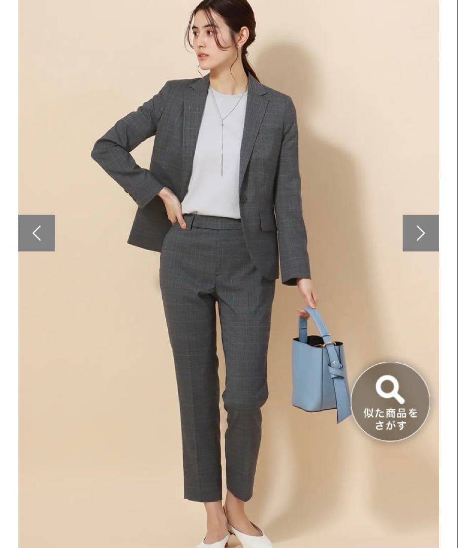 Sh!ori　新品タグ付き　スーツスクエア　グレンチェック　パンツスーツ