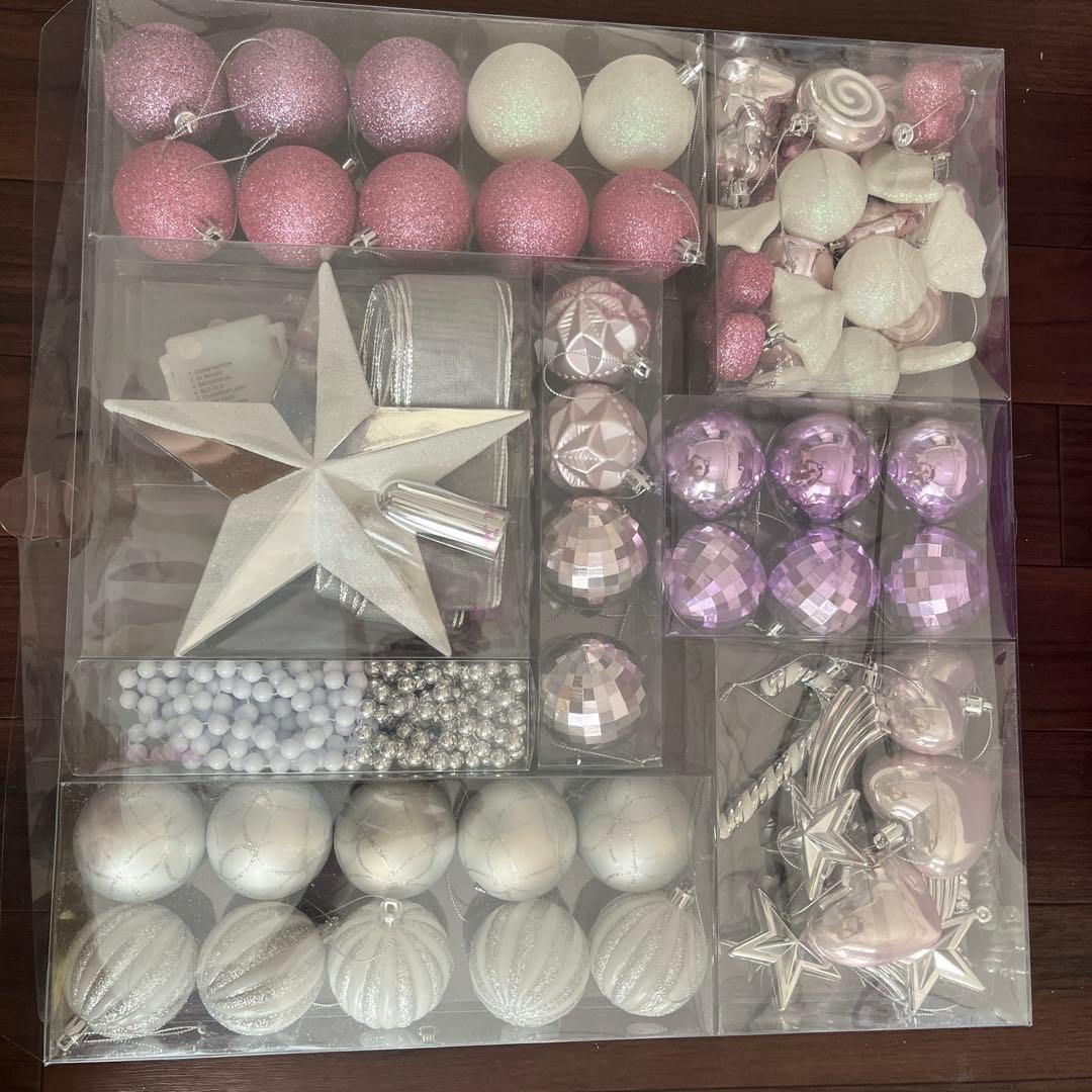 フランフラン　クリスマスツリー スターターセット　ピンク　１５０センチ