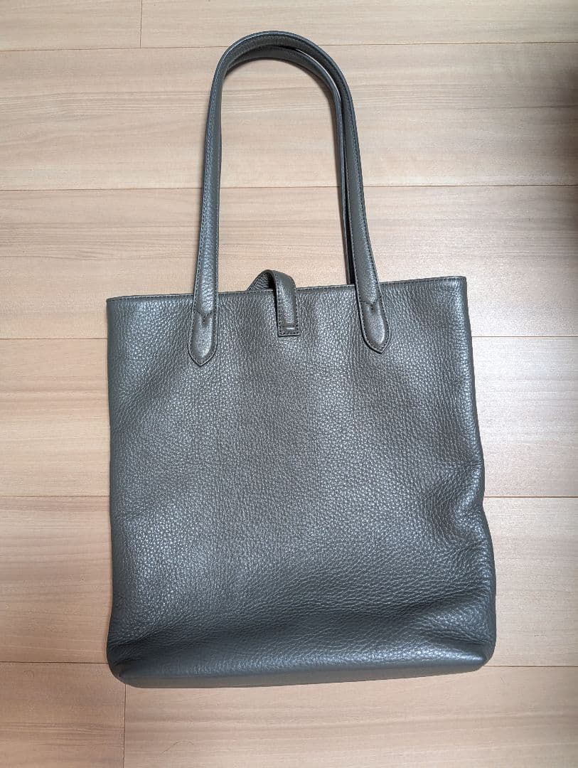 美品　ペッレモルビダ　グレー レザー トートバッグ　PELLE MORBIDA