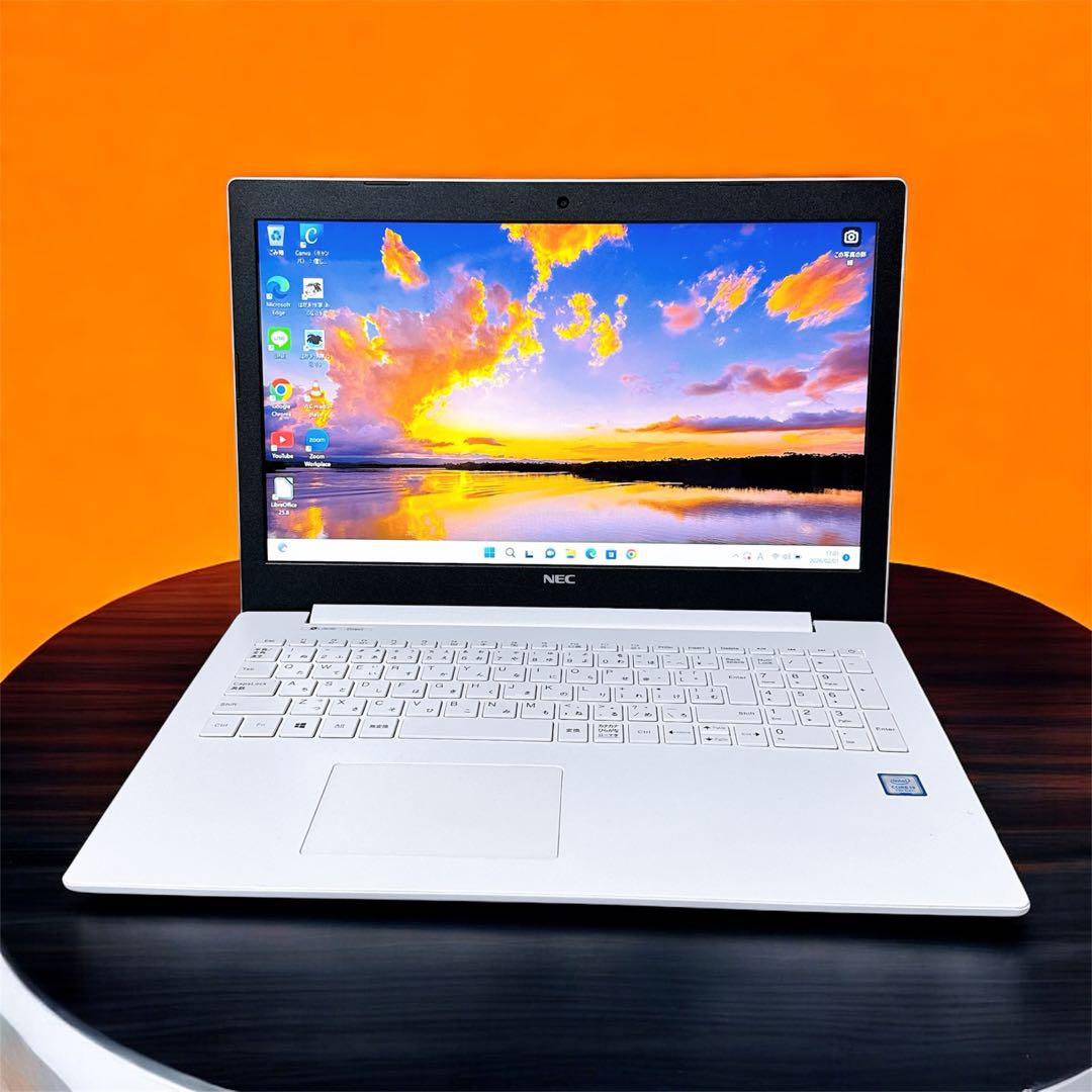 美品✨すぐ使えるパソコン 高性能i3 メモリ8GB 超大容量1TB✨カメラ付き